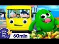 Wheels On The Bus - MONSTER | +More Nursery Rhymes and Kids Songs | Little Baby Bum