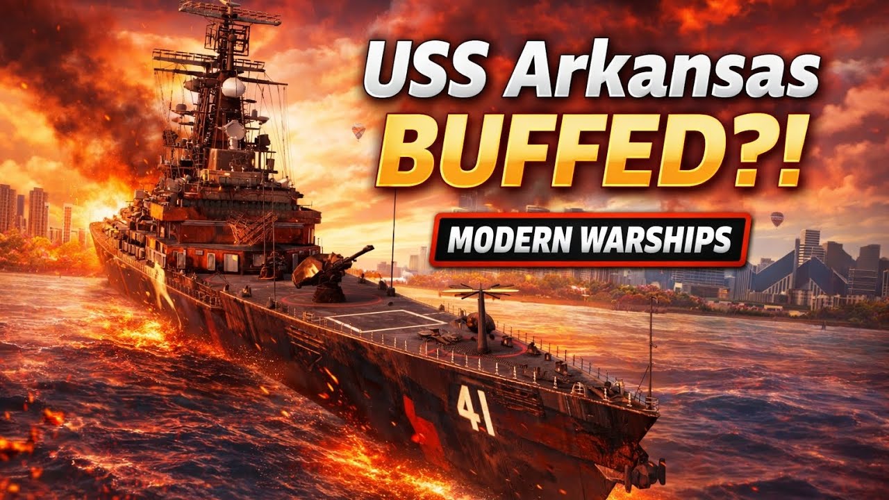 They BUFFED USS Arkansas… Now It’s INSANE! 🔥 | Modern Warships