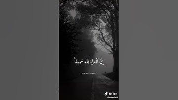 ولا يحزنك قولهم إن العزة لله جميعا هو السميع العليم (اسم القارئ)شريف مصطفى