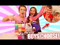 BOYS CHOOSE OUR SLIME INGREDIENTS!! **BAD IDEA** | JKREW