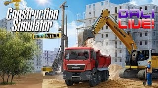 Construction Simulator LIVE Stream - Swimming Pools & Tennis Courts (with commentary)
