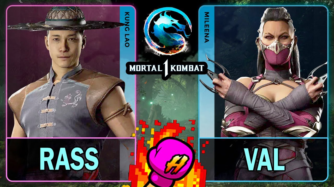 MK1 Расс (КУНГ ЛАО) против Вал (МИЛИНА)🥊Mortal Kombat 1🥊4K 60ᶠᵖˢ