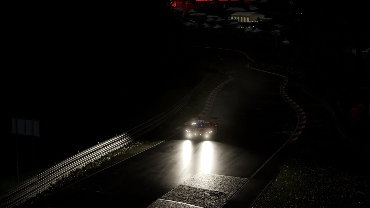 ACC Rain by Night Nordschleife Hardest Challenge Endurance League 24 H ...