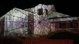 2017 Halloween House Projection Mapping Display Live