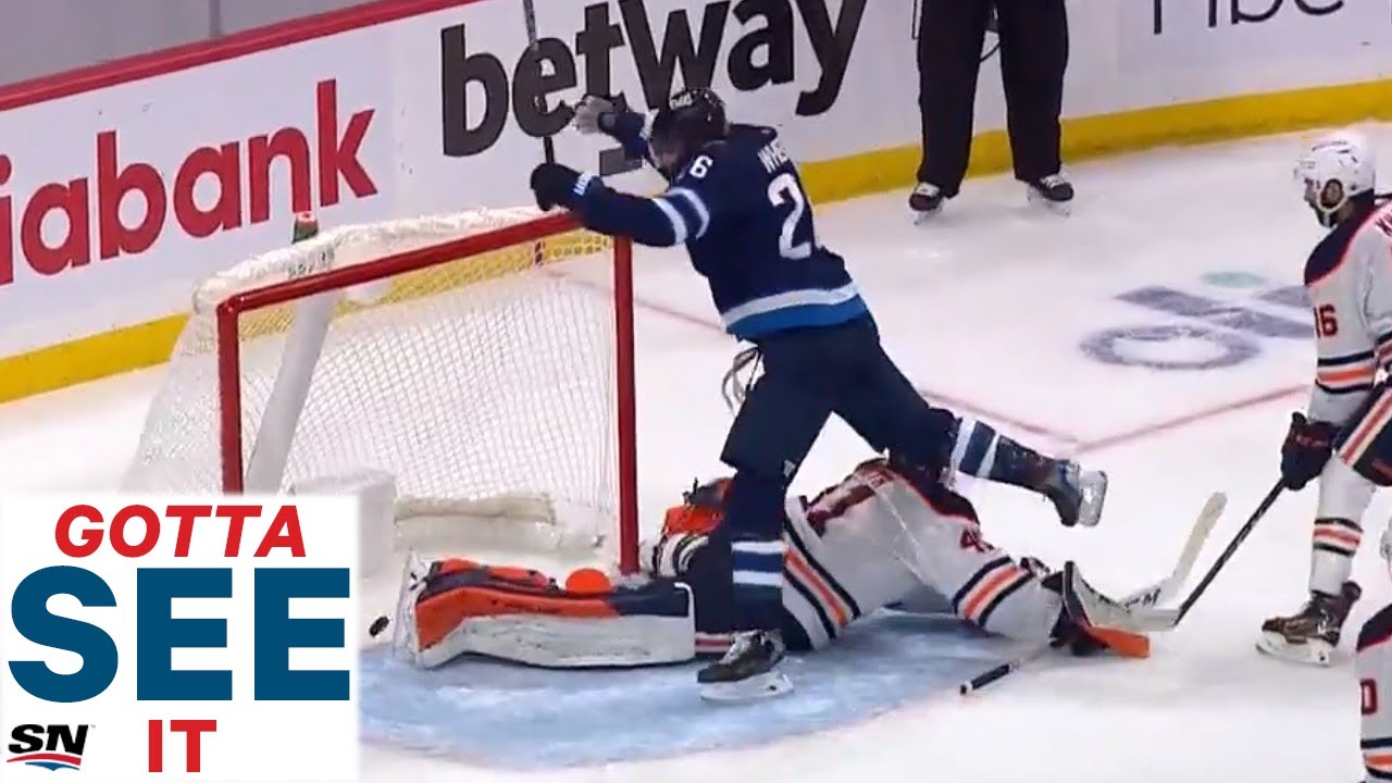 GOTTA SEE IT: Jets Score Two Goals In Just 16 Seconds To Tie Game 3 vs. Oilers In Third Period