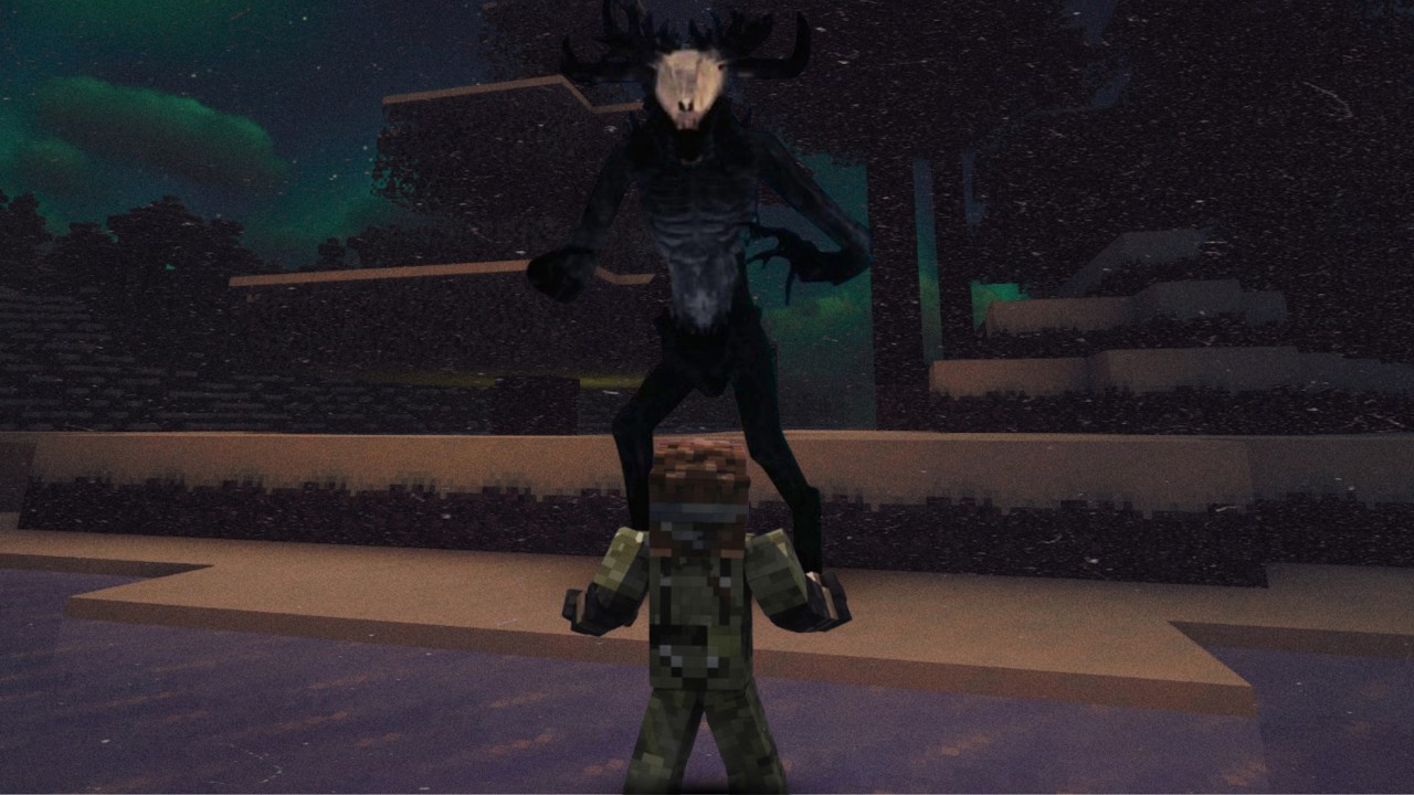 FIGHTING AND KILLING THE WENDIGO!/ HORROR MINECRAFT GAMEPLAY/NO COMMENTARY