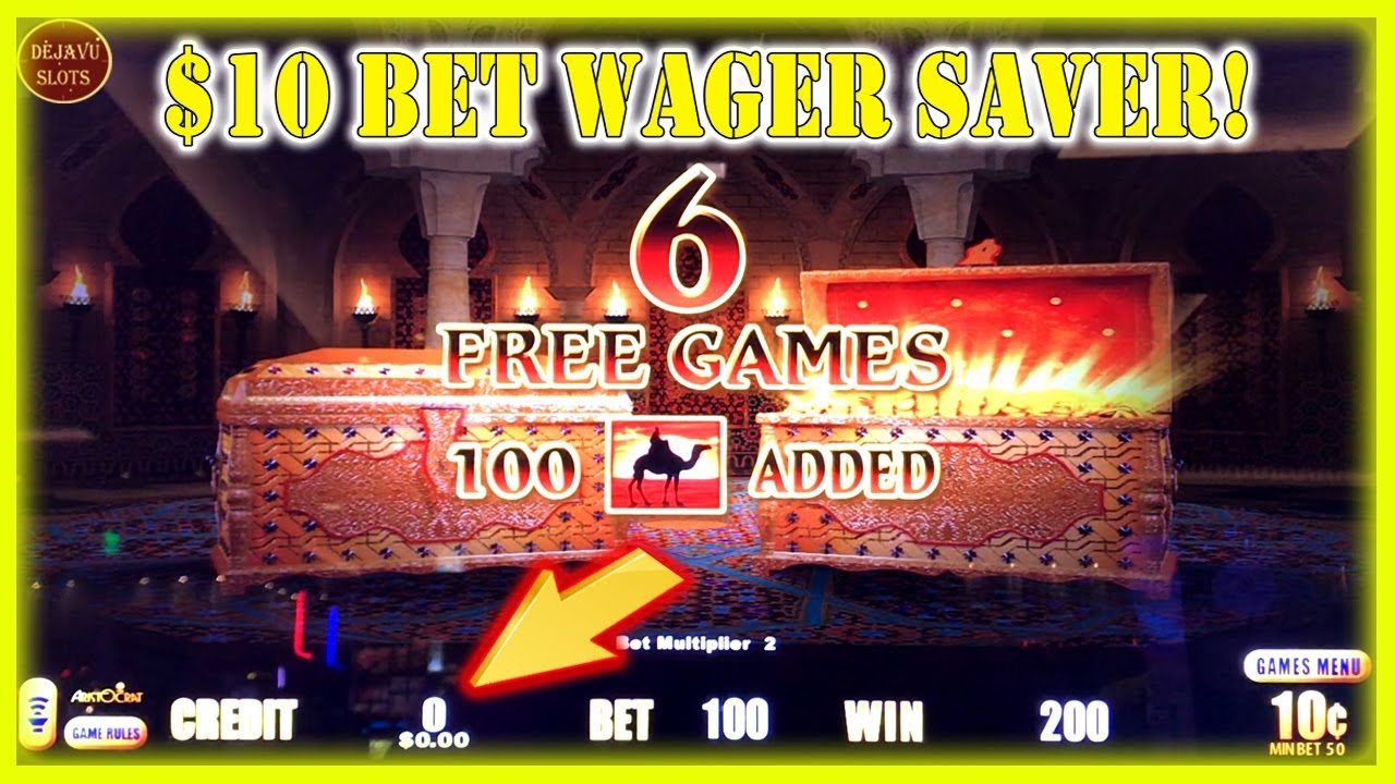 WAGER SAVER LANDS THE BONUS 10 BET! LIGHTNING LINK SLOT MACHINE ️