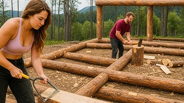 What Happens When a Couple Builds Two Log Cabins at the Same Time