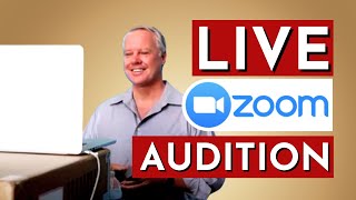 Zoom Auditions: A Live Example & Explanation