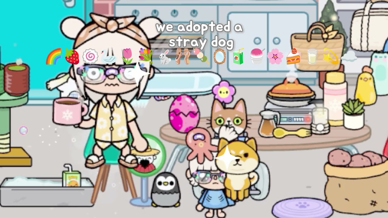 we adopted a stray dog 🐶🫧