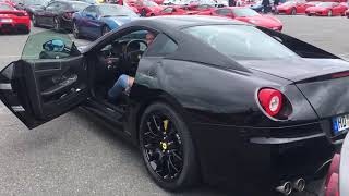 Ferrari 599 gtb loud revvs -