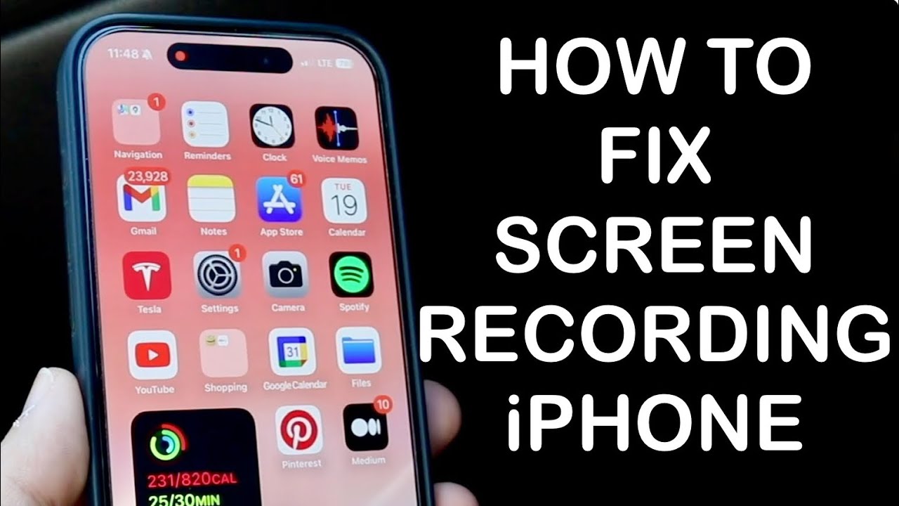 How To FIX Screen Recording Not Working On iPhone! (2024) - YouTube
