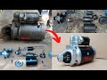 Restoration Starter Motor |Restoring and Repairing Mahindra Jeep Starter Motor|Self Motor Repair