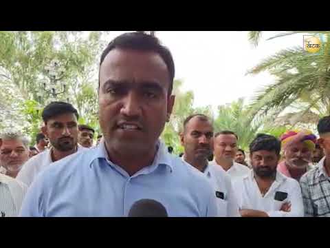 बाड़मेर में पूर्व सैनिक परिषद के धरने में पहुंचे शिव विधायक रविंद्र सिंह भाटी...!