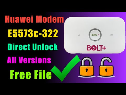 Huawei Modem E5573c-322 Direct Unlock All Versions Free 100%