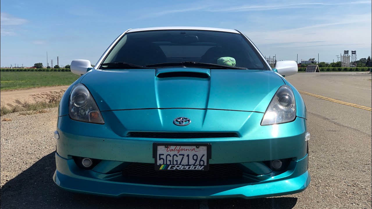 Installing a Greddy Gracer front lip on my Toyota Celica GT-S