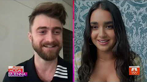 Daniel Radcliffe and Geraldine Viswanathan describ...