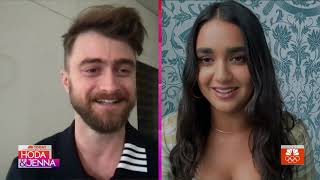 Daniel Radcliffe and Geraldine Viswanathan describe working together on TV comedy ‘Miracle Workers’