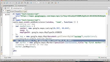 Simple Marker on Map using Google Maps JavaScript API