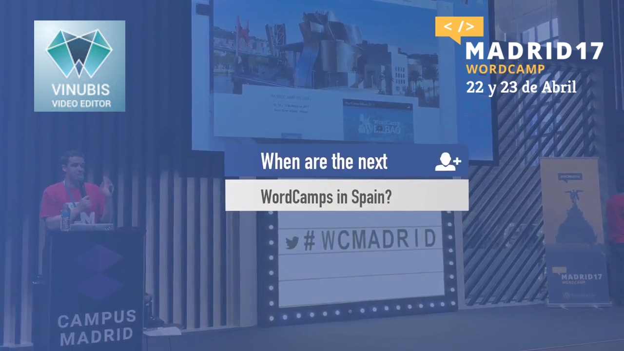 When are the next WordCamps in Spain?