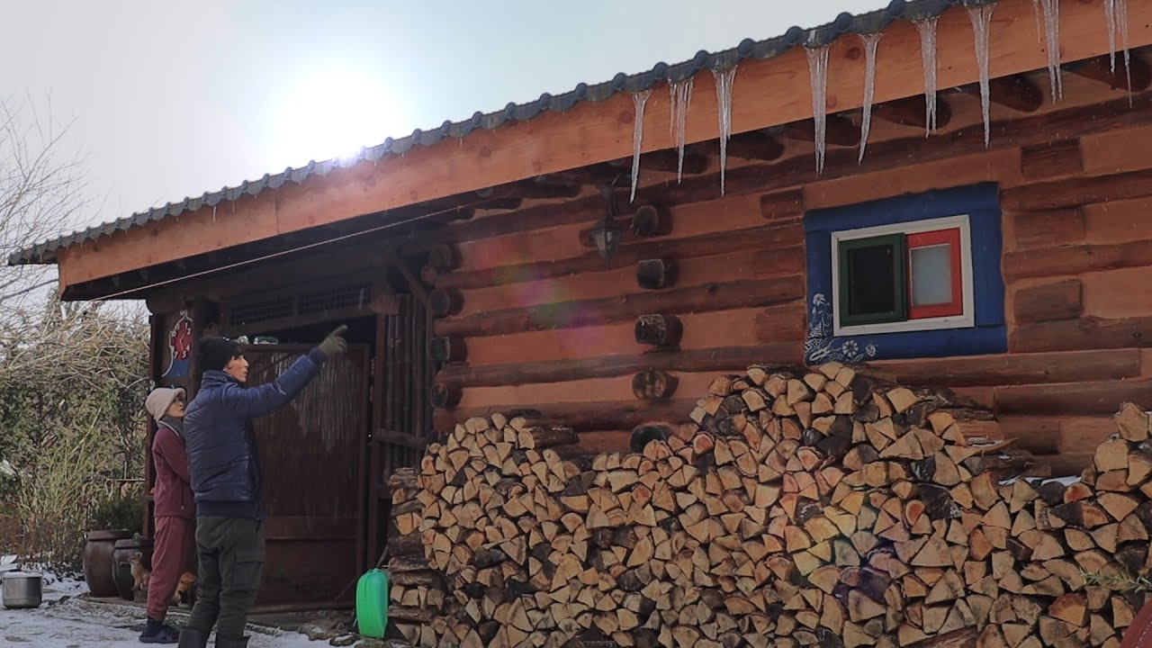 Сельская жизнь в Корее застыла в арктической холодной волне~!!