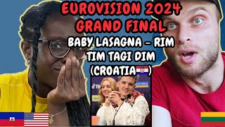 REACTION TO Baby Lasagna - Rim Tim Tagi Dim (Croatia 🇭🇷 Eurovision 2024 Grand Final)