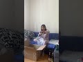 My wife unboxing parcel in Lekarna.cz