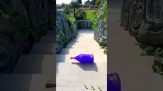 🔥crushing breaking glass bottle and crunchy⚠️#asmr #shorts #bottle