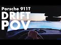 POV Porsche 911 T | Driften auf gefrorenem See |  Matthias Malmedie