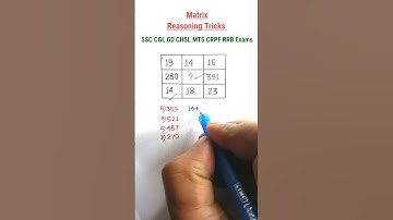 Missing Number| Reasoning Tricks in Hindi| Reasoning Classes for SSC CGL CHSL MTS CRPF RRB |