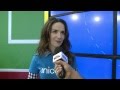 Natalia Oreiro . Entrevista en Hola Vecinos - Habla del Mundial  (Uruguay 2014)