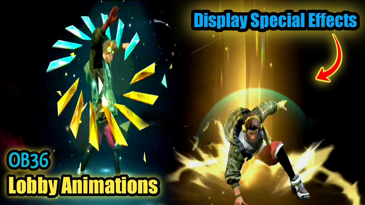OB36 All New LOBBY Animations || Display Special Effects OB36 || Garena Free Fire