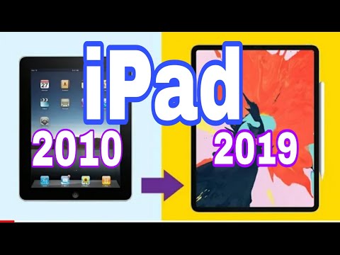 جميع اجهزة التابلت من ابل IPad منذ 2010 2019