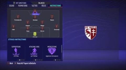 FIFA 21 Custom Tactics - Recreate 4-2-3-1 of Metz + Instructions - Replicate real system