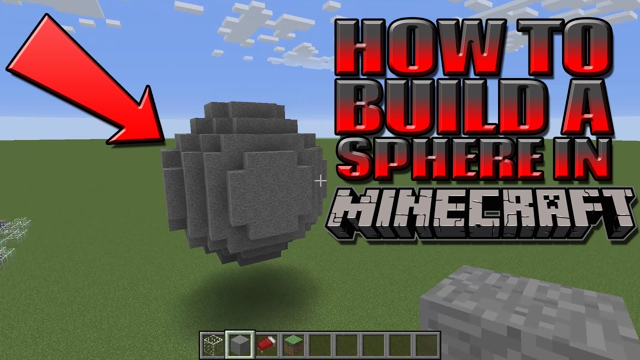 How To Make A Sphere In Minecraft (Tutorial)