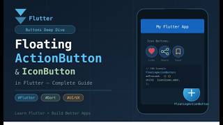 FloatingActionButton & IconButton in Flutter  Complete Guide with Examples