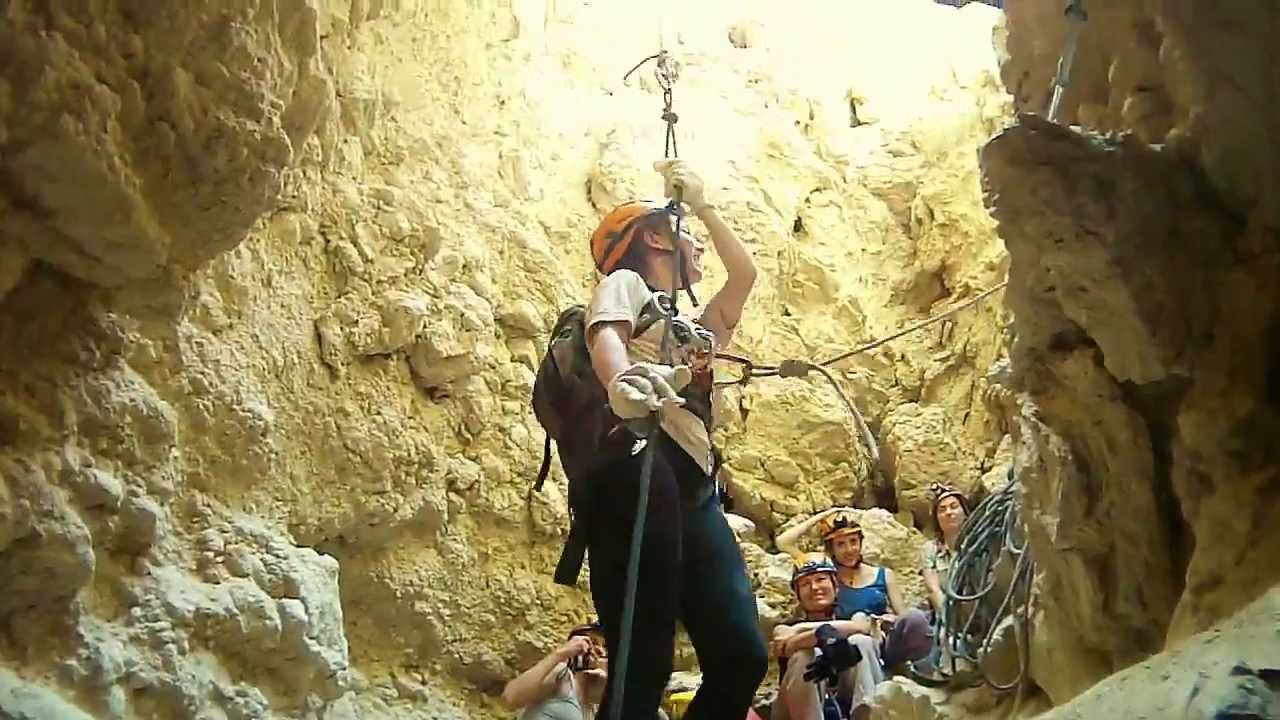 Caving in Israel at the Dead Sea - The Colonel Cave