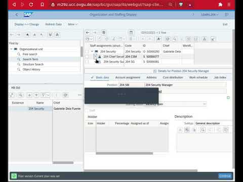 SAP S4Hana Tutorial/Follow-Along HCM I Case Study    Step 5