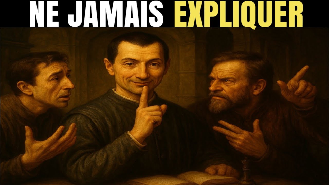 Ne vous justifiez jamais — le pouvoir meurt là | Machiavel 