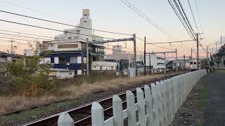 フラット音が凄い！ 1535レ 秩父鉄道5000系5002編成 上熊谷〜石原間走行シーン