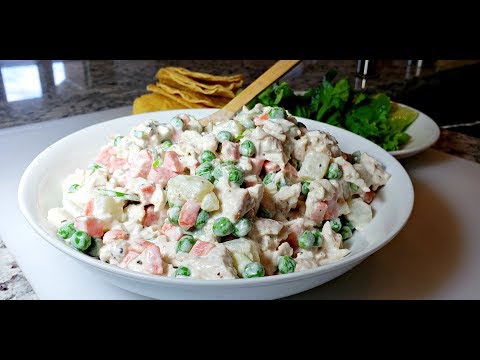 Mexican Style Chicken Salad Recipe | Ensalada De Pollo | Chicken Salad Recipe