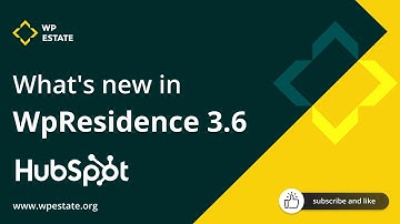 What is new in WpResidence 3.6