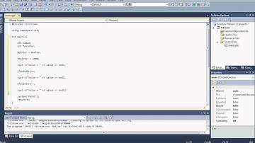 Microsoft Visual Studio C++ Tutorial 23 (Integer Pointers 3), HD