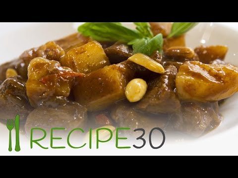 Beef and Potato Thai Massaman Curry recipe with shortcut sauce