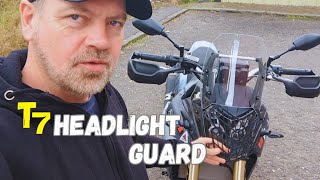 Headlight Guard Installed On My Tenere 700  Step by Step Guide  Budget Headlight Protector