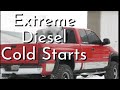 New Extreme Diesel Cold Starts compilation 35