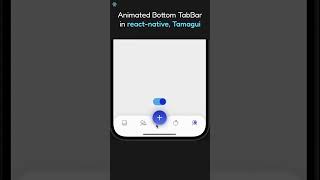 Animated Bottom TabBar in Tamagui, react-native | #shorts screenshot 4