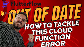 How to fix @FlutterFlow Cloud Function Deploy Error - Out of date (Error)