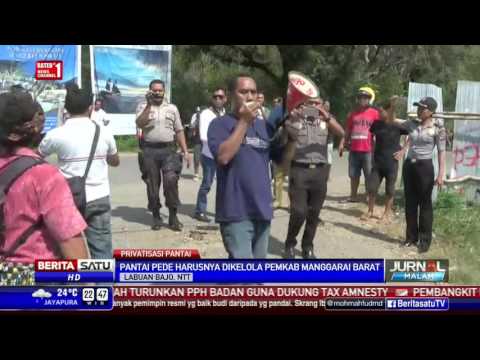 Warga Manggarai Barat Tolak Privatisasi Pantai Pede