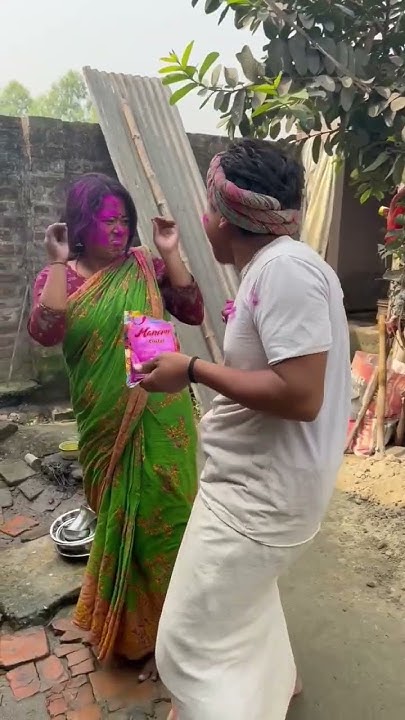holi me patni ko chudwaya